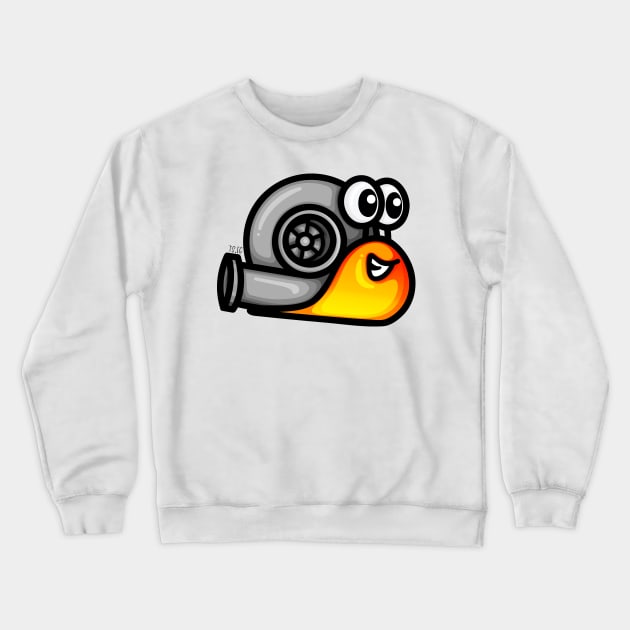 Turbo Snail V1 - Hot Crewneck Sweatshirt by hoddynoddy